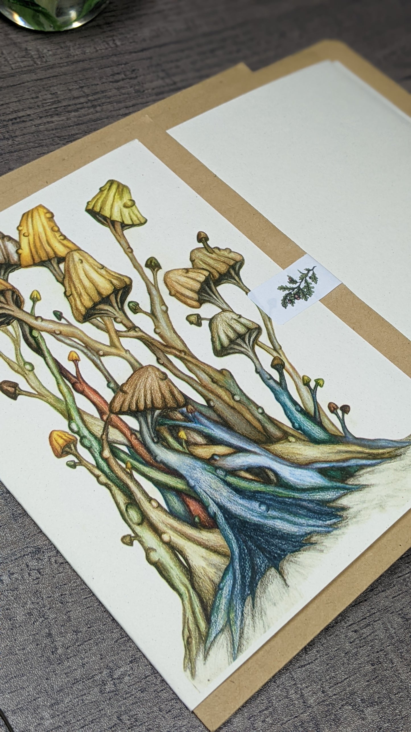 Twisty Toadstools Greeting Card