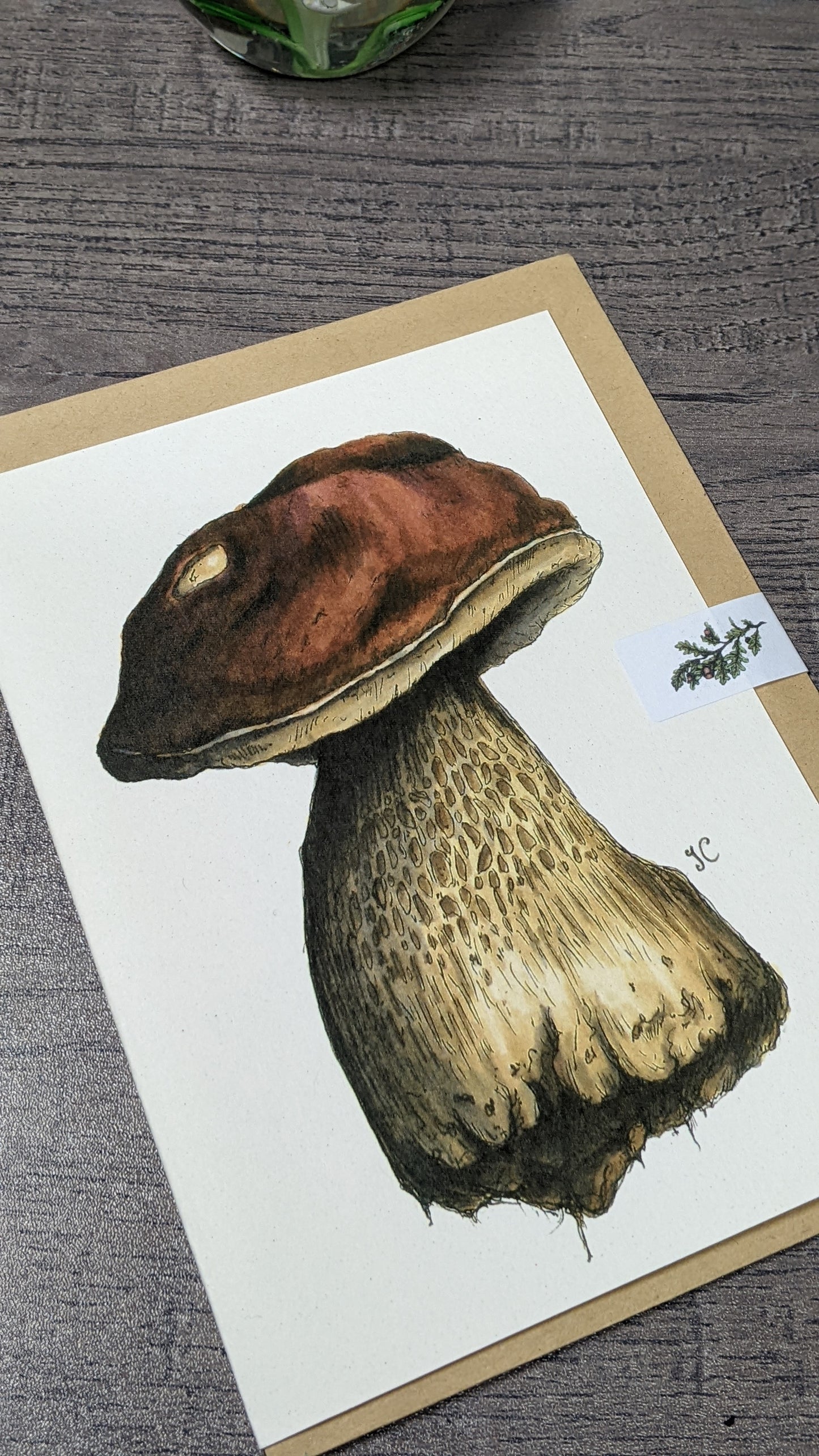 Penny Bun Greeting Card