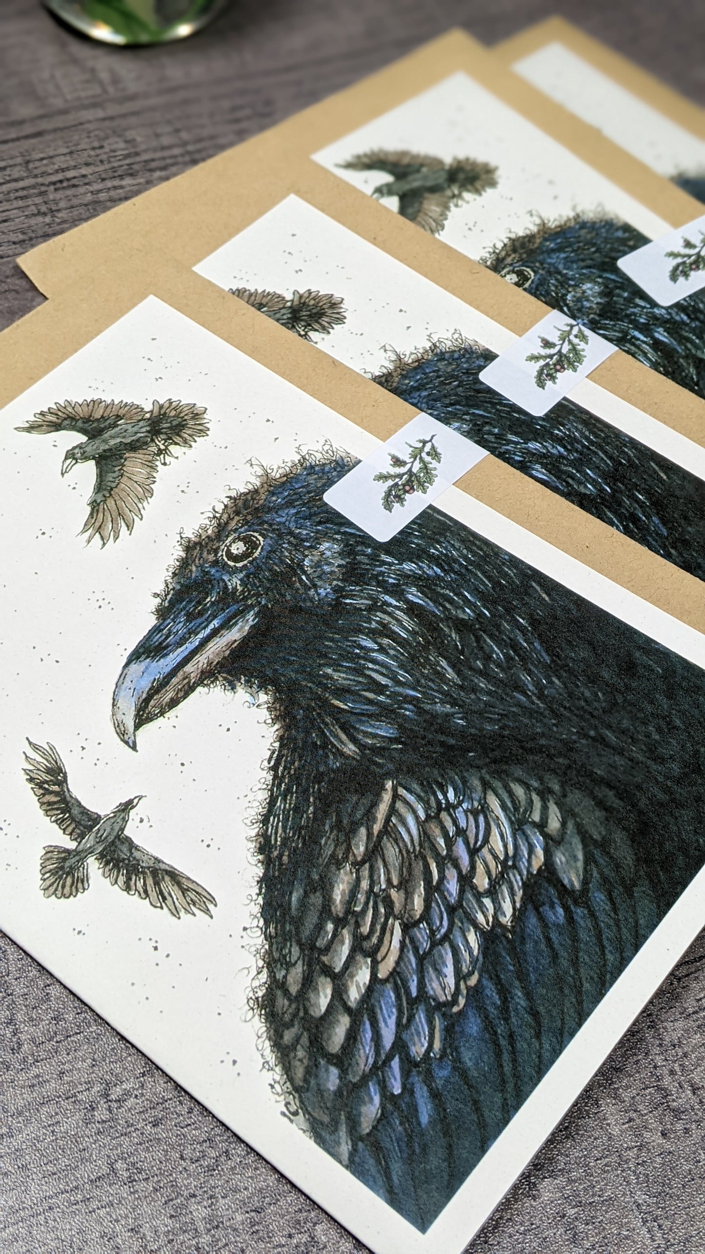 Rampant Ravens Greeting Card