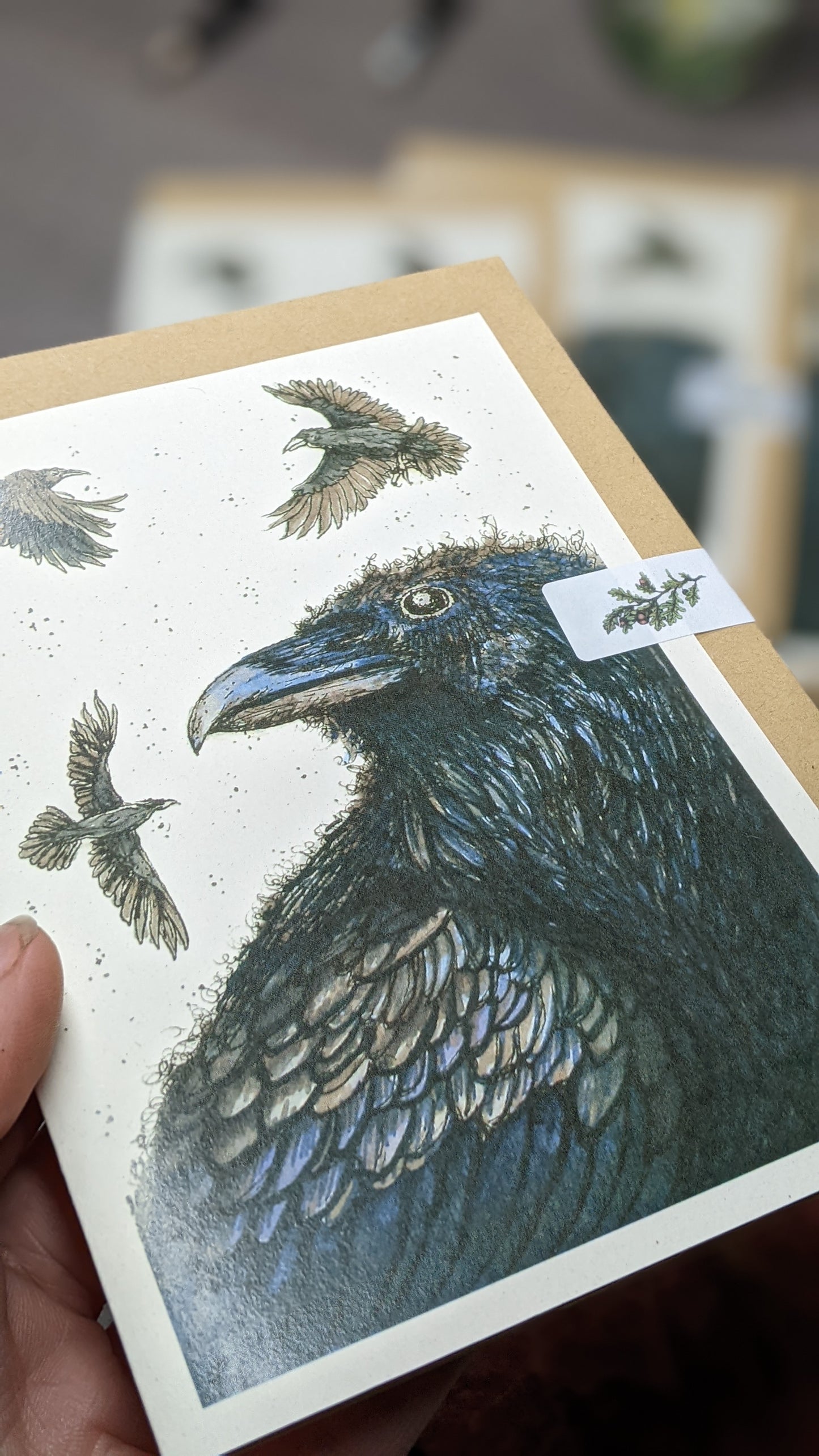 Rampant Ravens Greeting Card