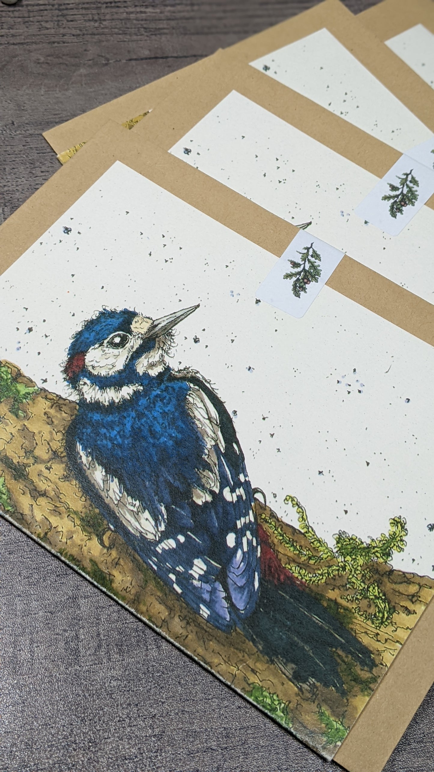 Jemima Woodpecker Greetings Card