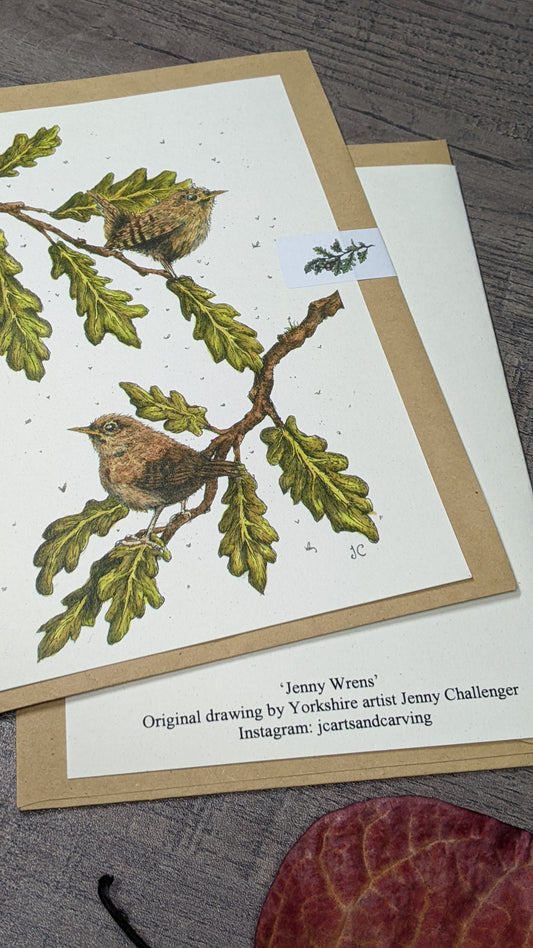 Jenny Wrens Greeting Card