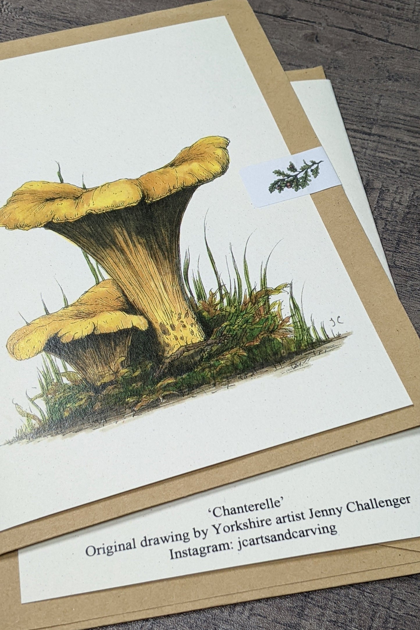 Chanterelle Greeting Card