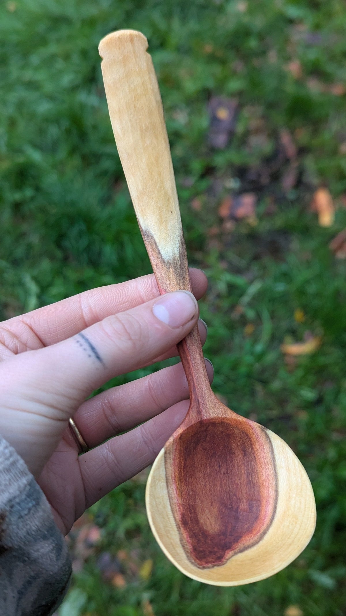 Plum soup spoon