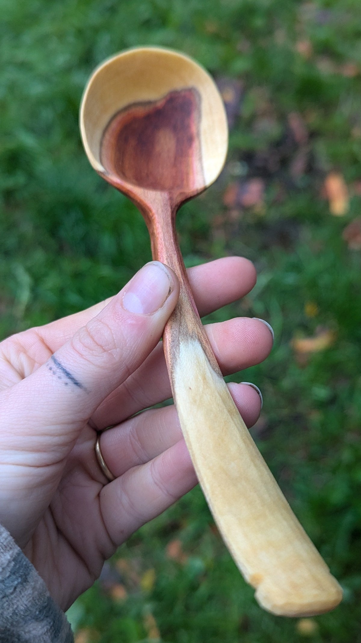 Plum soup spoon