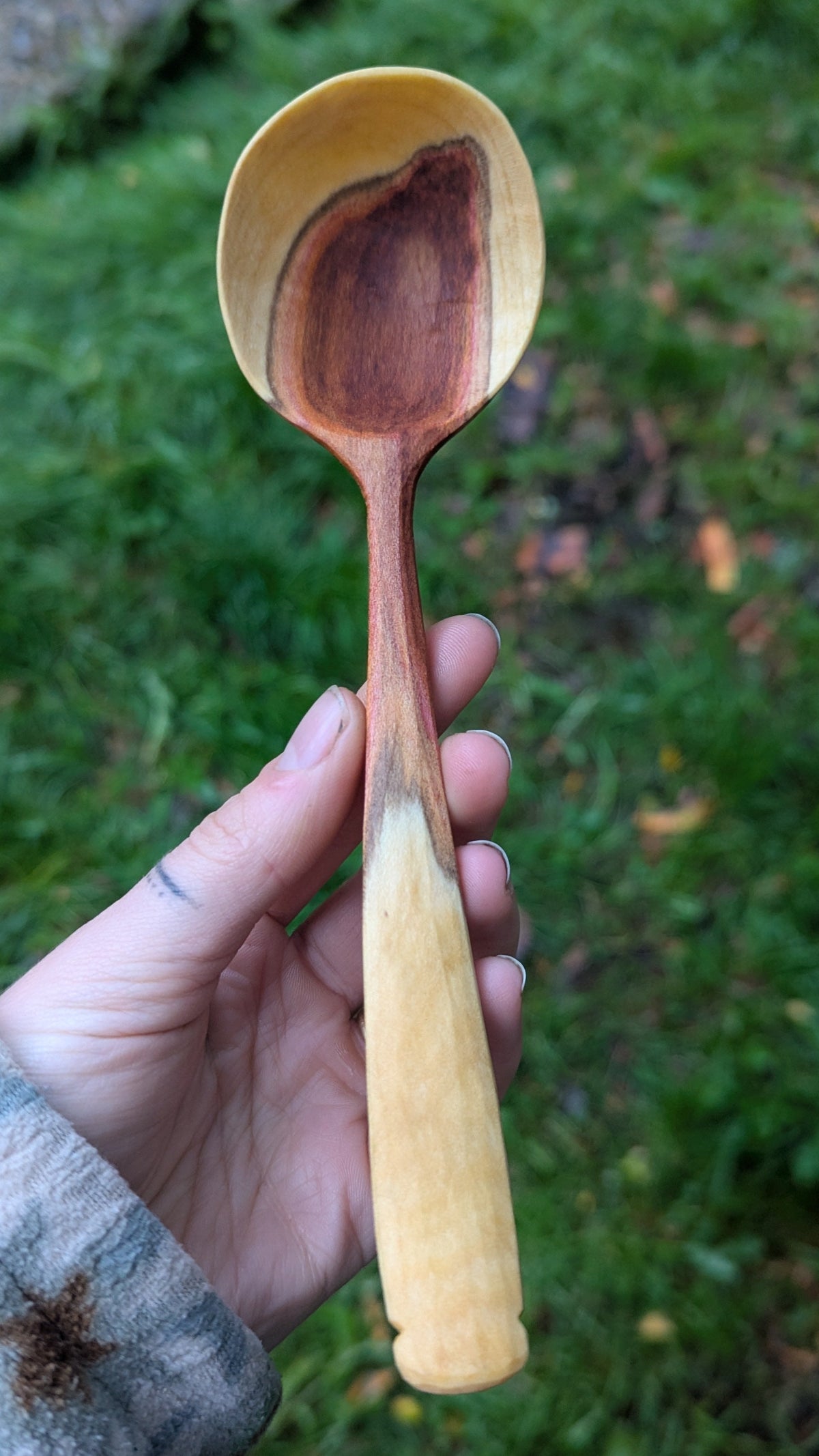 Plum soup spoon