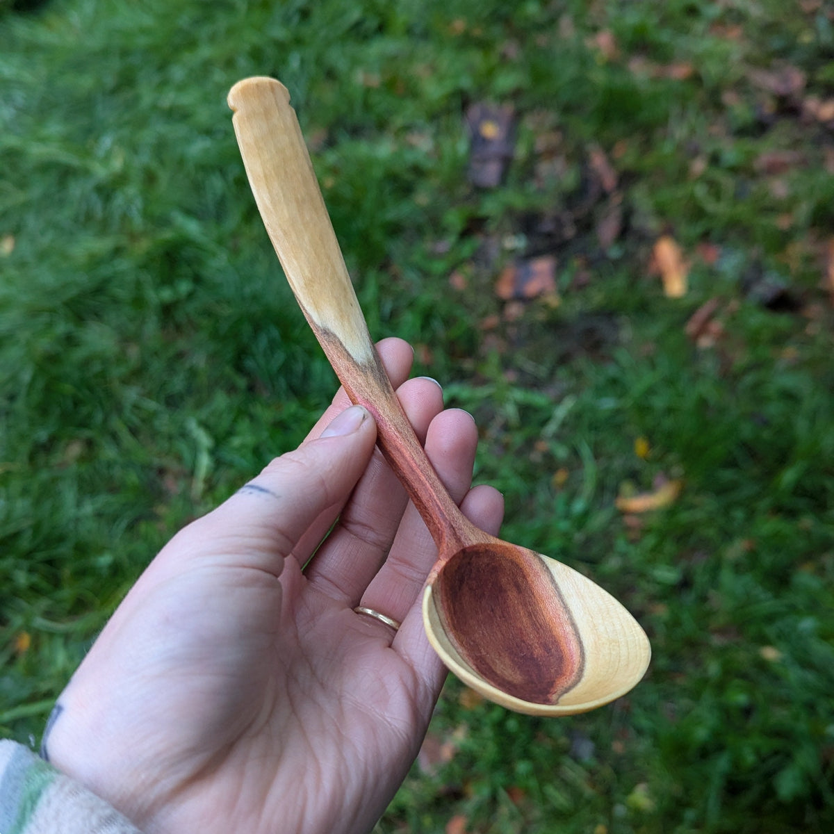 Plum soup spoon
