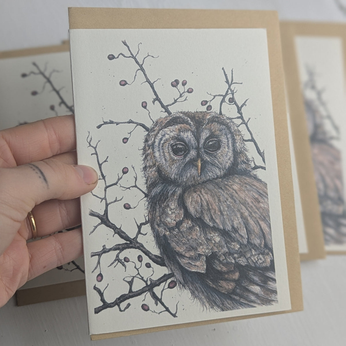 Timmy Tawny Owl Greeting Card
