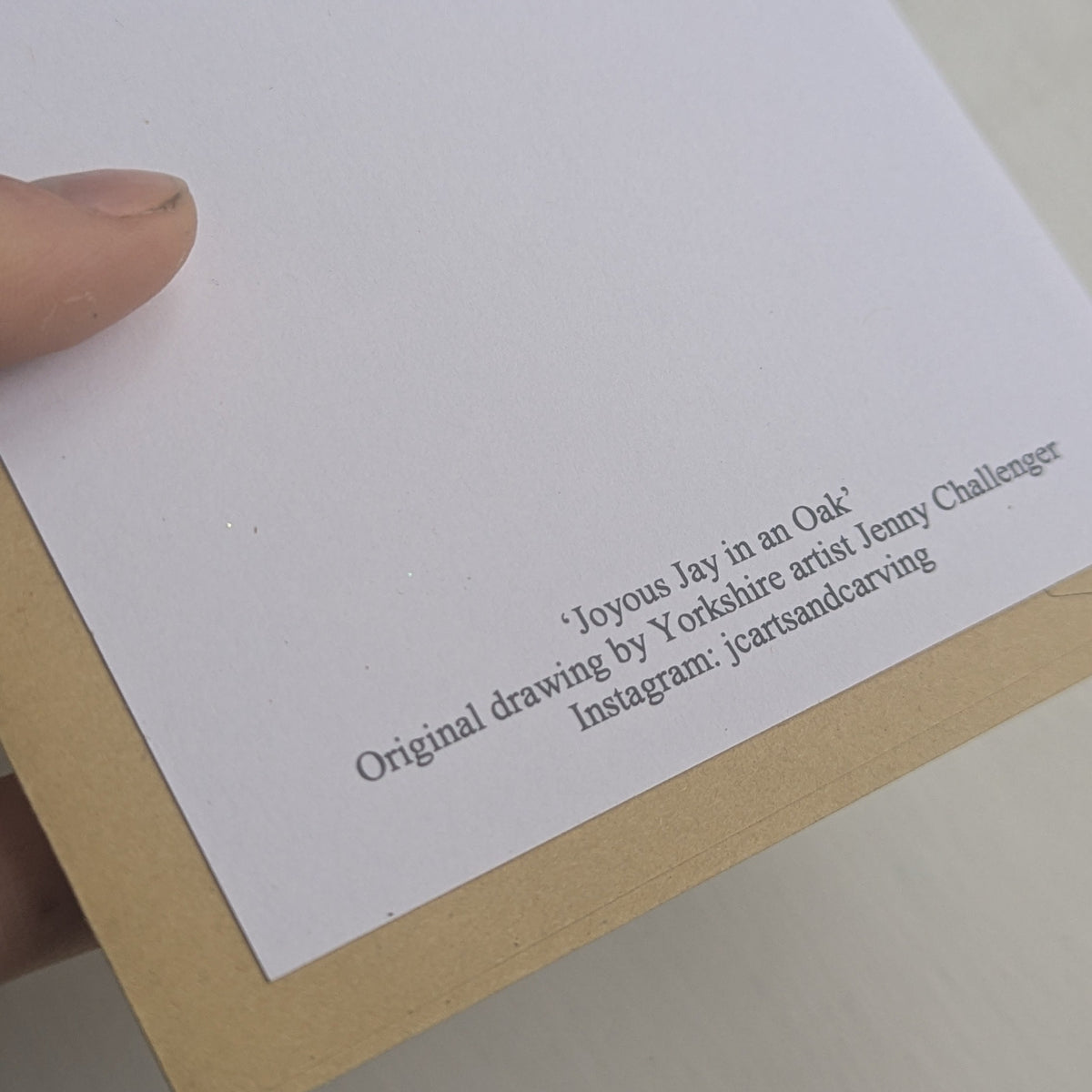 Joyous Jay Greeting Card