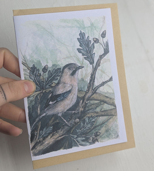 Joyous Jay Greeting Card