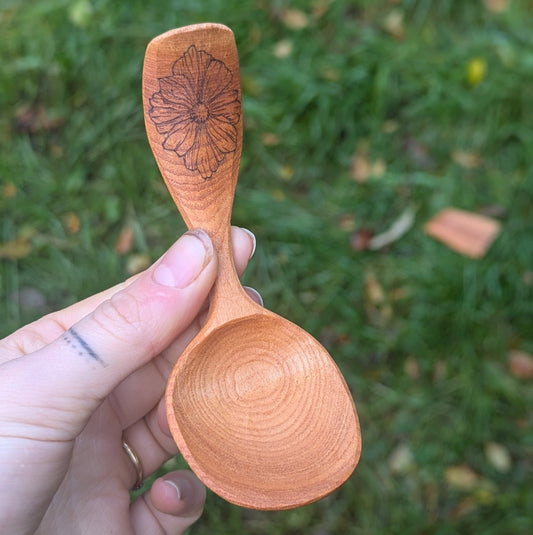 Rounded Cherry Pocket Spoon 🌸