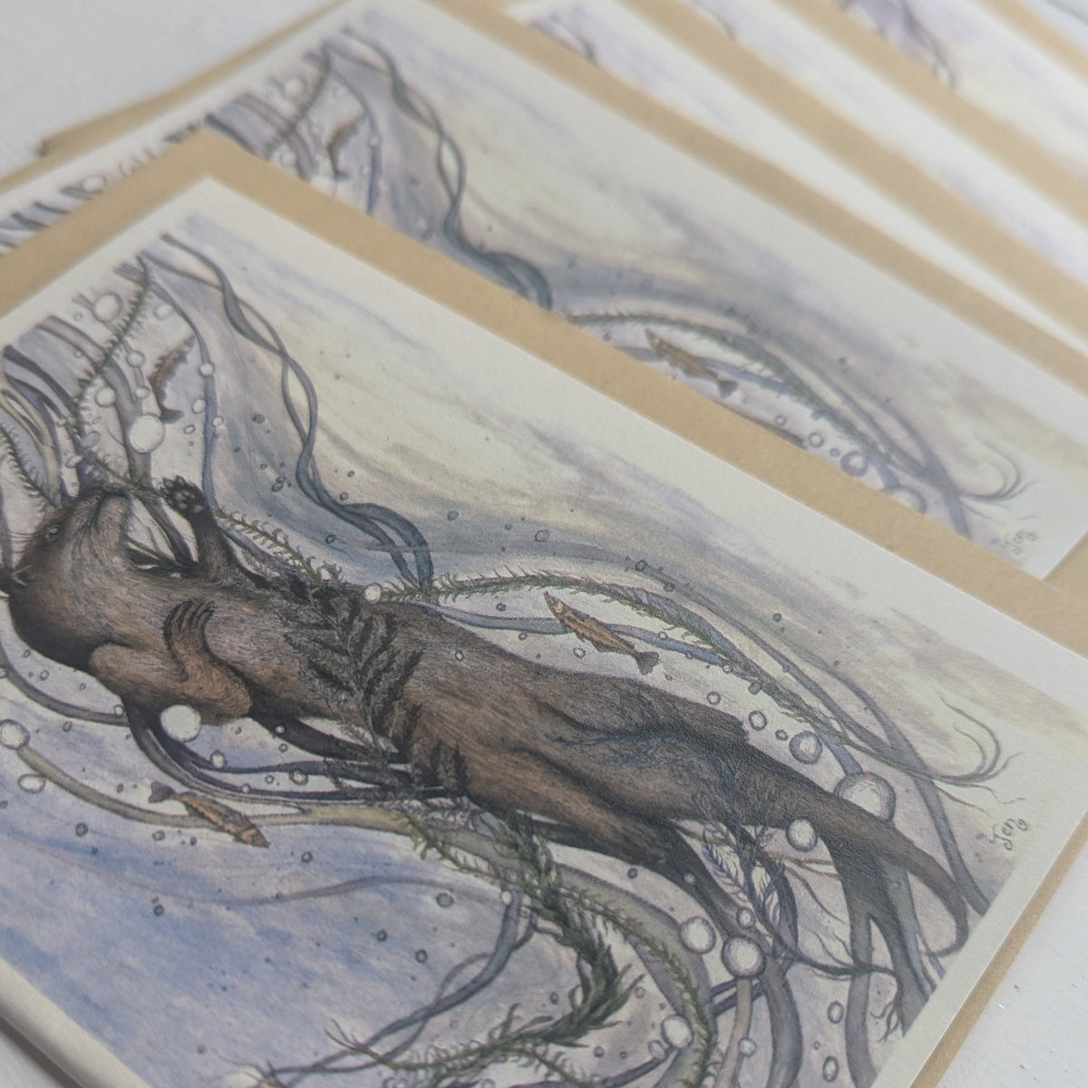 The Otter's Dance & Poem Greeting Card